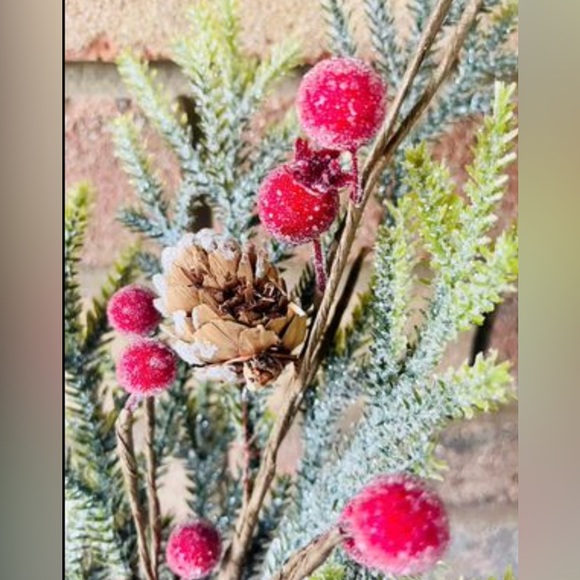 *Mountain Pine With Berries Spray, 18” - Picture 6 of 7